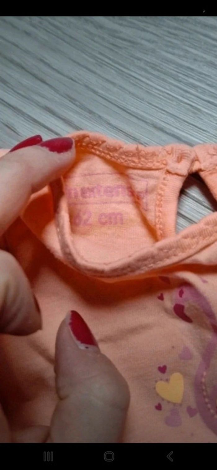 T-shirt à manches courtes In Extenso 62cm 3mois 👻 - photo numéro 3