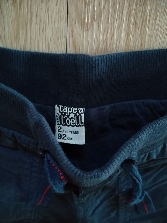 Pantalon cargo TAO et pull léger très fin kid kanai 2 ans - photo numéro 4