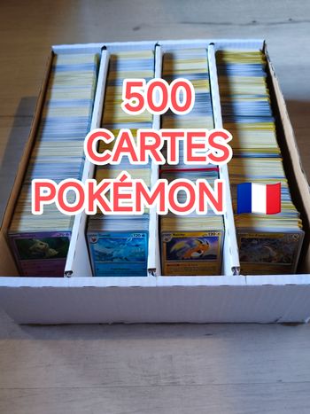 500 cartes Pokémon 