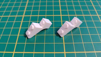 lot x2 Arche blanche 1x3x2 88292 pièce détachée Lego #B35