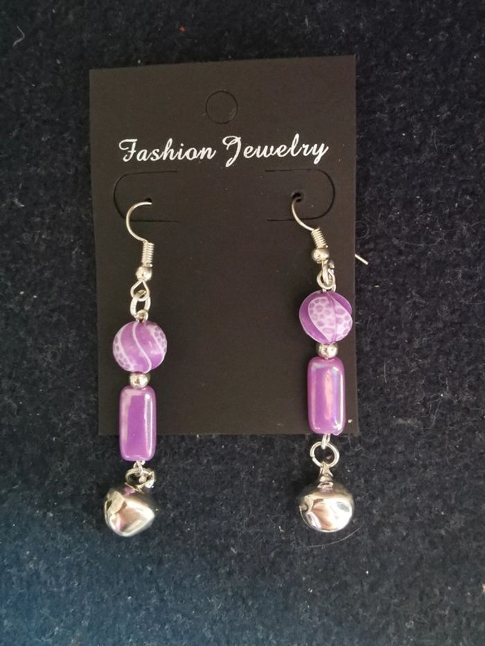Boucles d'oreilles fantaisie