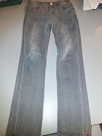 Jeans slim gris 9 ans garçon