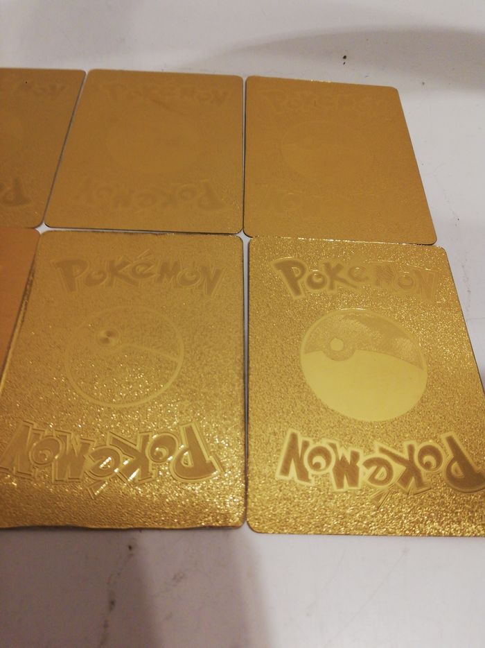 Cartes pokémons en or vraies - photo numéro 6