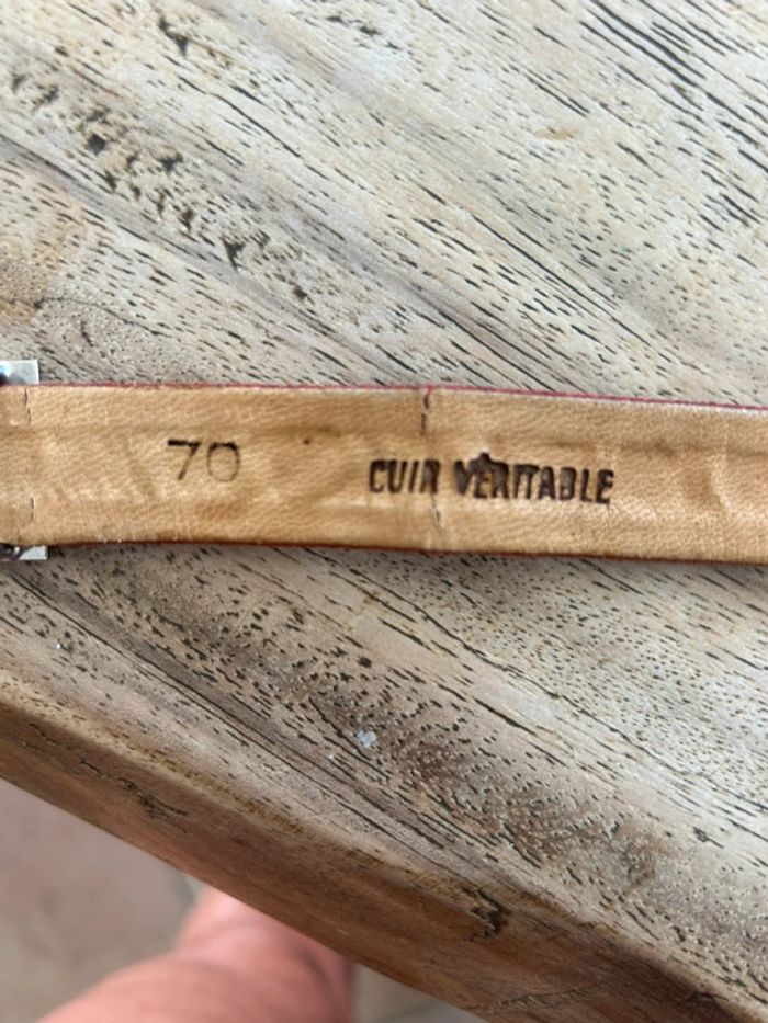 Ceinture en cuir givenchy vintage - photo numéro 4