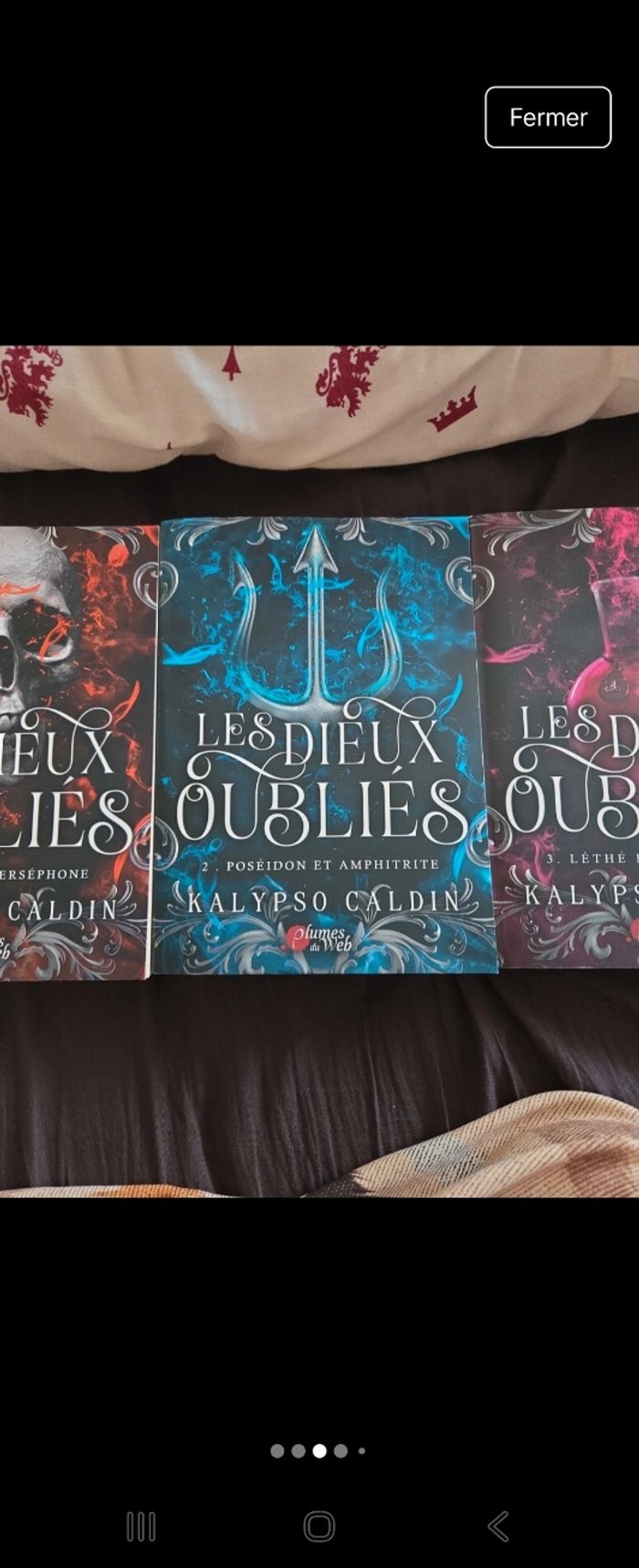 Trilogie les dieux oubliés de Kalypso Caldin - photo numéro 3