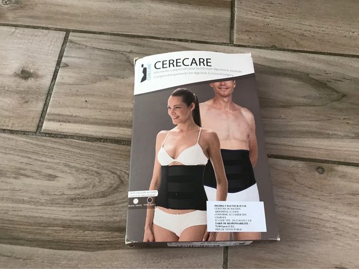 Gaine ceinture noir cerecare