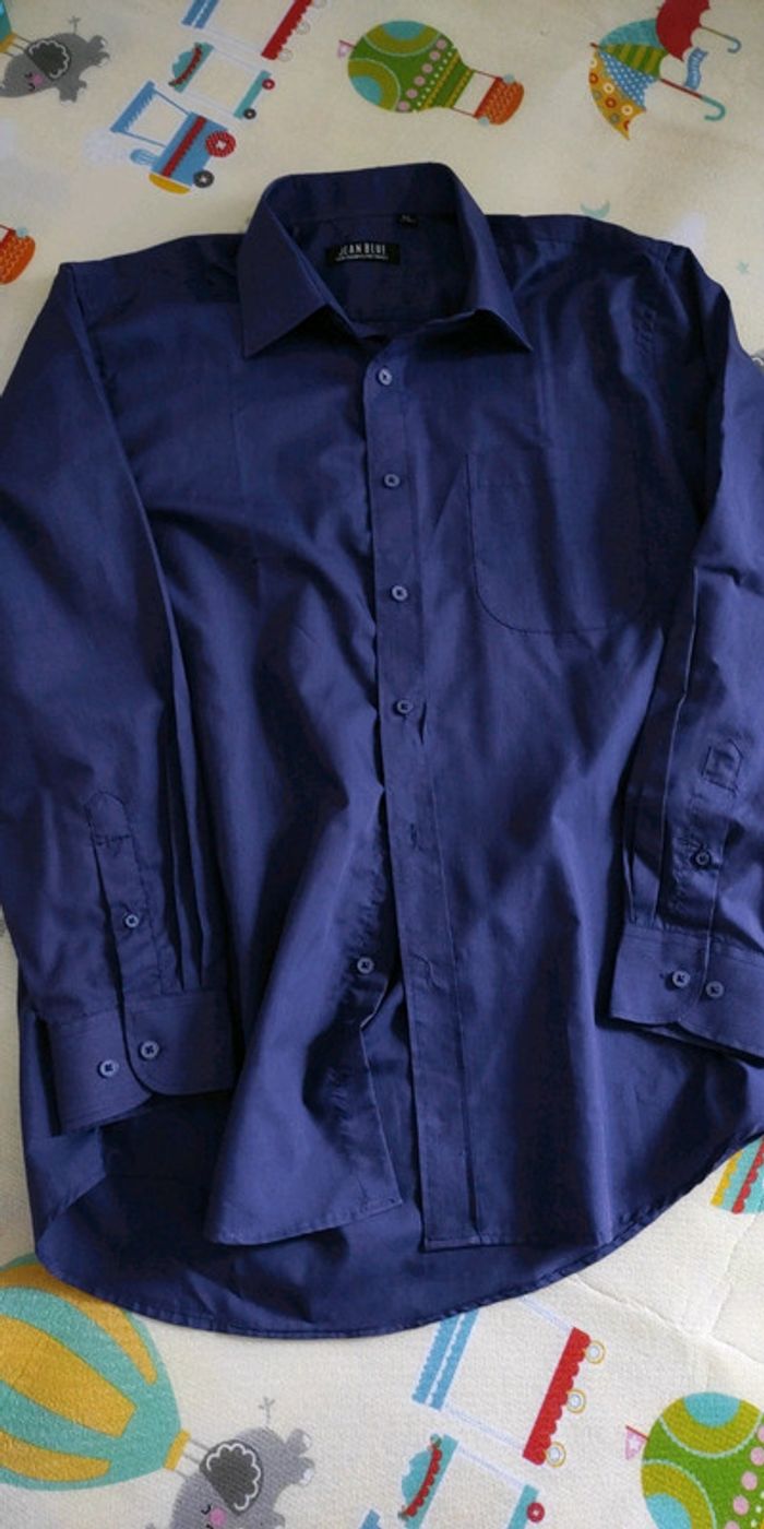 Chemise jean blue L