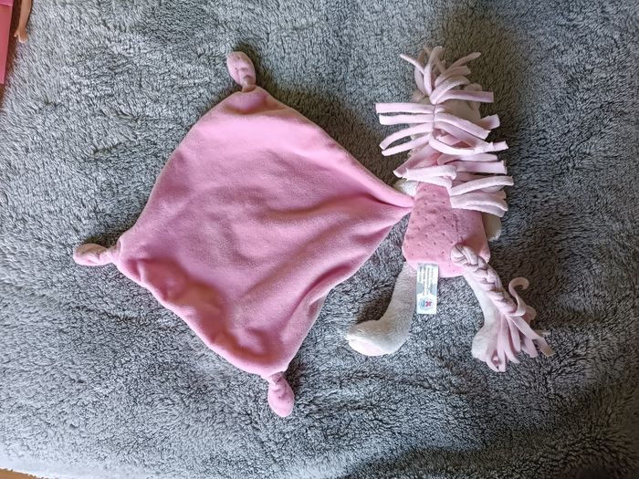 Doudou licorne rose – tout doux - photo numéro 5
