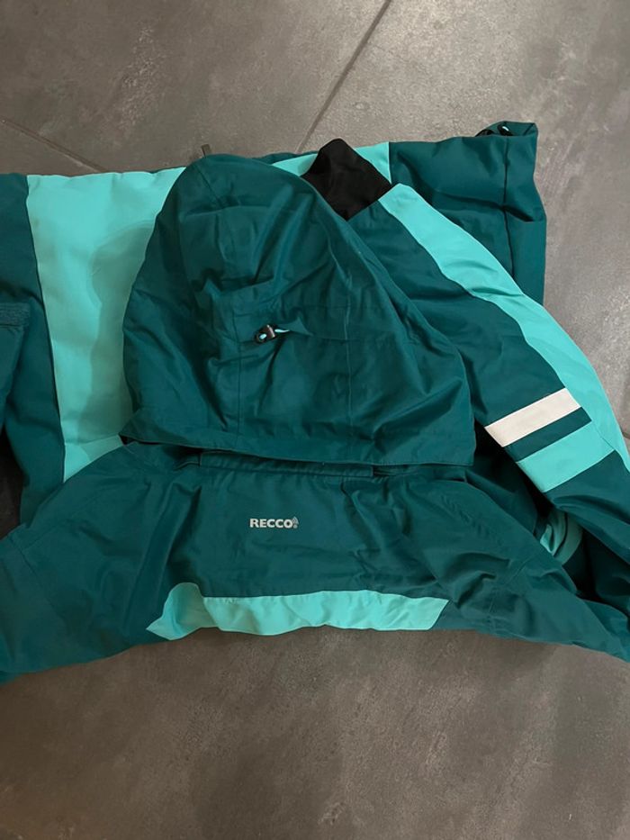 Manteau de ski femme Recco bleu turquoise taille XL - photo numéro 10