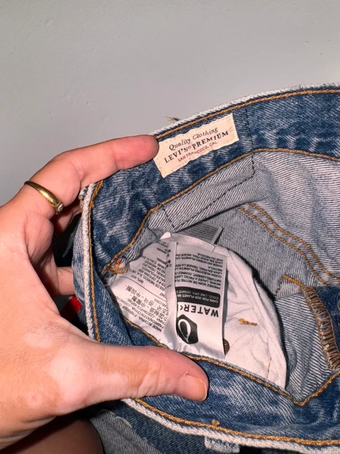 Short en jeans Levi’s Taille 23 us - photo numéro 4