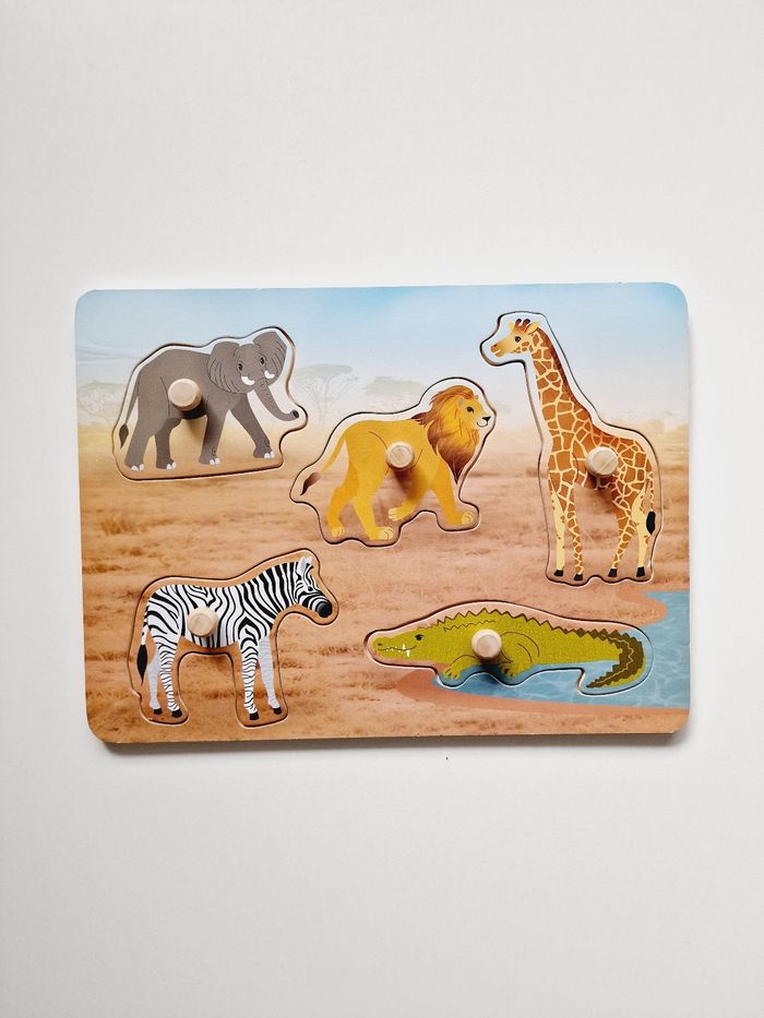 High5 Products - Puzzle en bois - Animaux safari