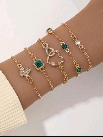 Lot 5 bracelets femme neuf