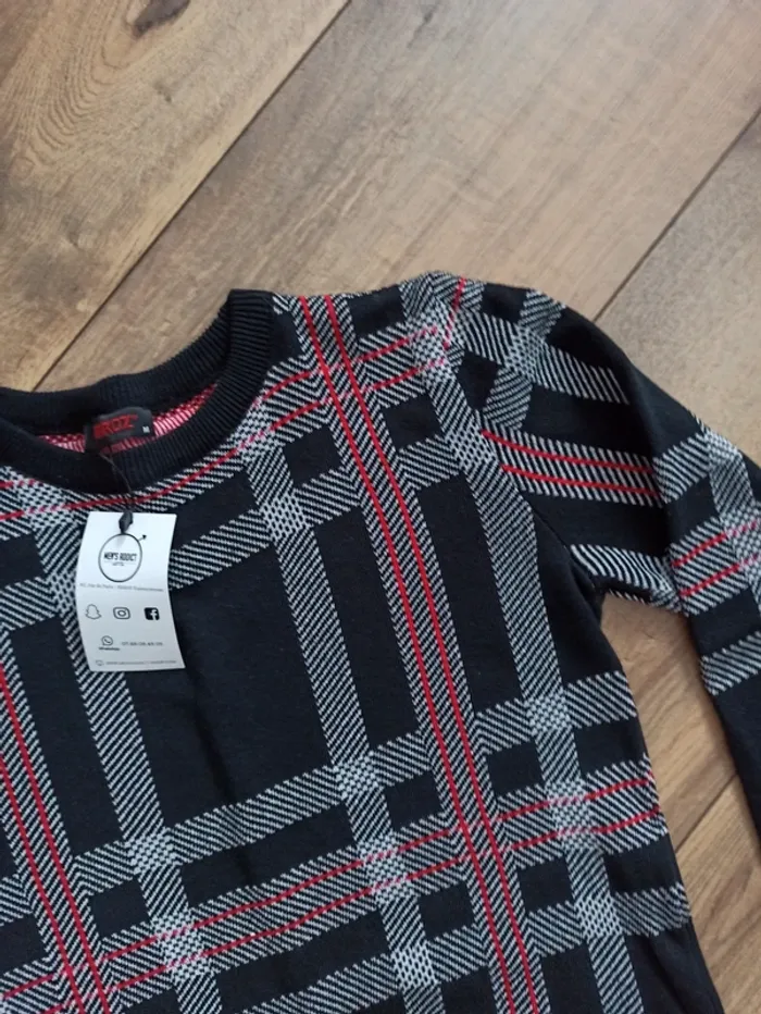 Pull noir homme manches longues xl - photo numéro 2