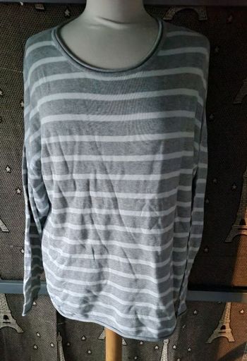 Pull  à rayures taille L mixte