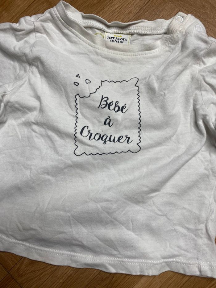 T-shirt à manches longues 6 mois Tape à l’Oeil - photo numéro 2