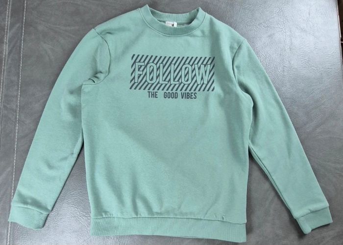 Pull Orchestra vert 14 ans A30