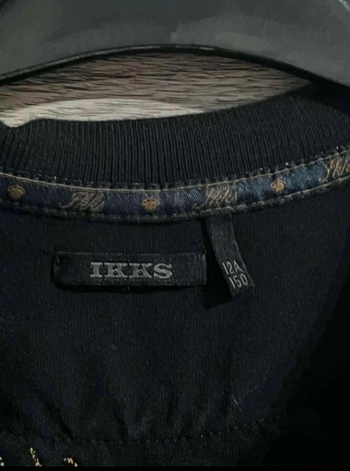 Chemise polo tunique fille IKKS 12 ans noir - photo numéro 4