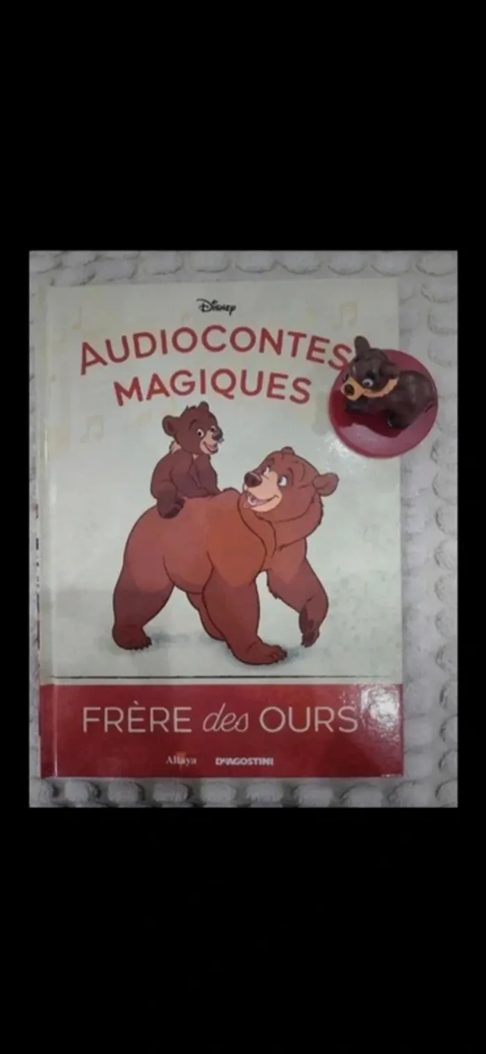 44eme audioconte magique Disney altaya livre et figurine audio conte audio compte