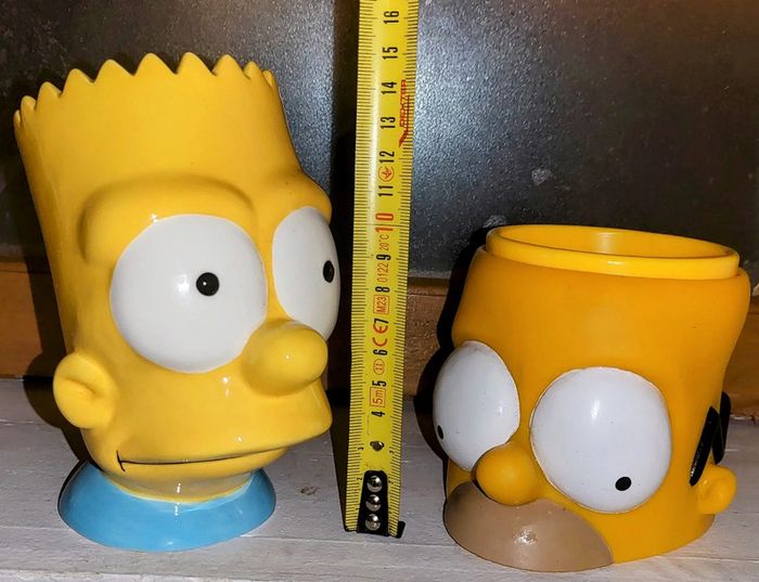 Lot de tasse mug les Simpson Homer et Bart