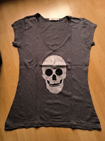 T-shirt gris Charlotte Sparre taille S
