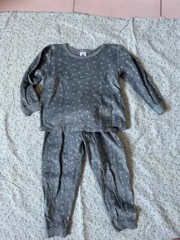 Pyjama en velours Petit bateau