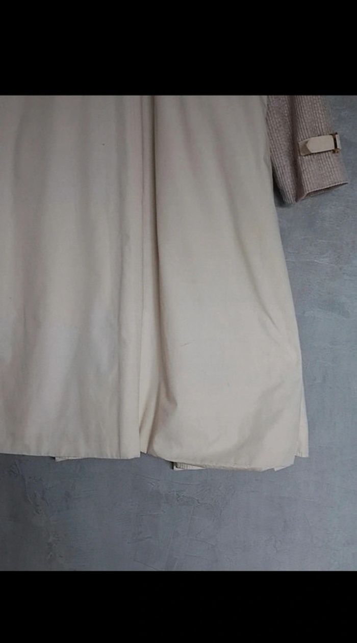 Manteau trench long bi-matières Bartsons - photo numéro 5