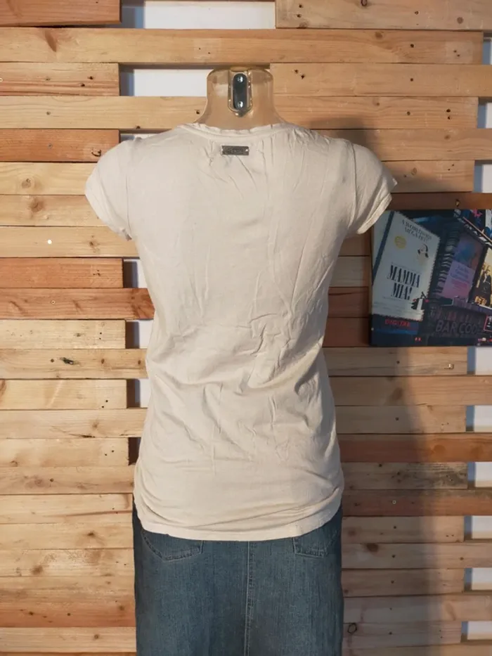 Joli t-shirt beige rosé little marcel - photo numéro 3