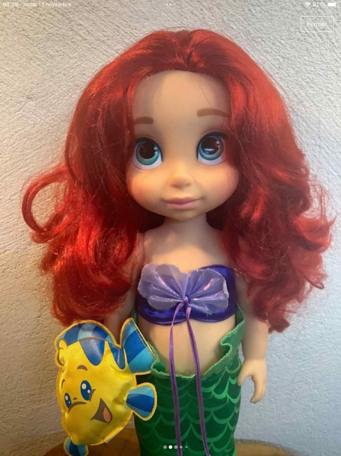 Poupee animator Disney Ariel La petite sirène - photo numéro 2