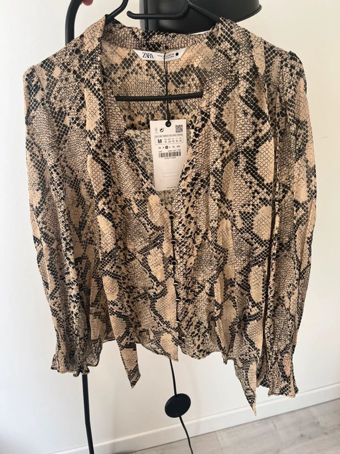 Chemise motif serpent Zara neuve 🥰
