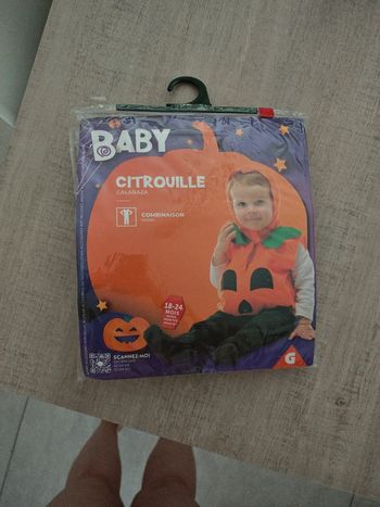 Déguisement citrouille