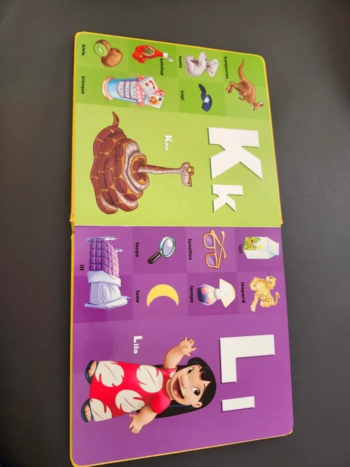 Livre mon abécédaire disney imagier alphabet bébé enfant - photo numéro 14