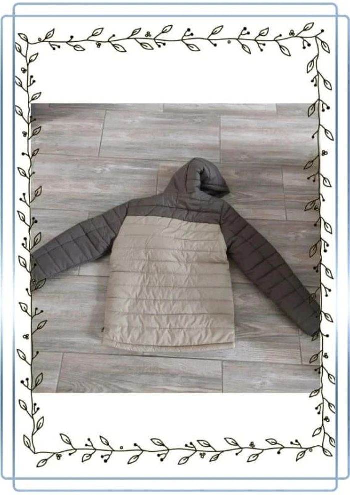 Manteau Billabong surf check puffer marron, taille S, neuf avec étiquette, valeur 100€ - photo numéro 5