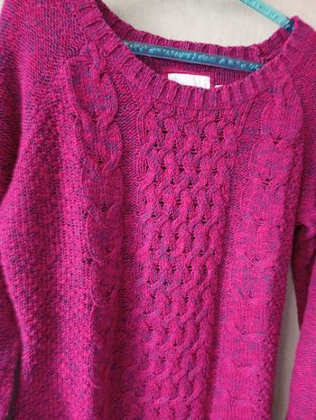 Pull coton acrilyque chiné