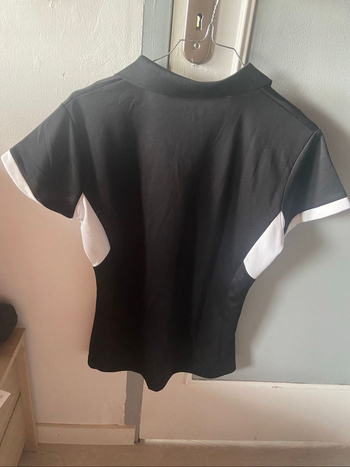 Polo noir Yonex femme Taille L - photo numéro 3