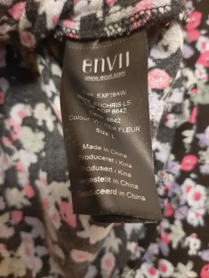 Blouse à fleurs envii - photo numéro 3