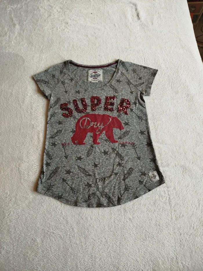 T-shirt femme Superdry taille S