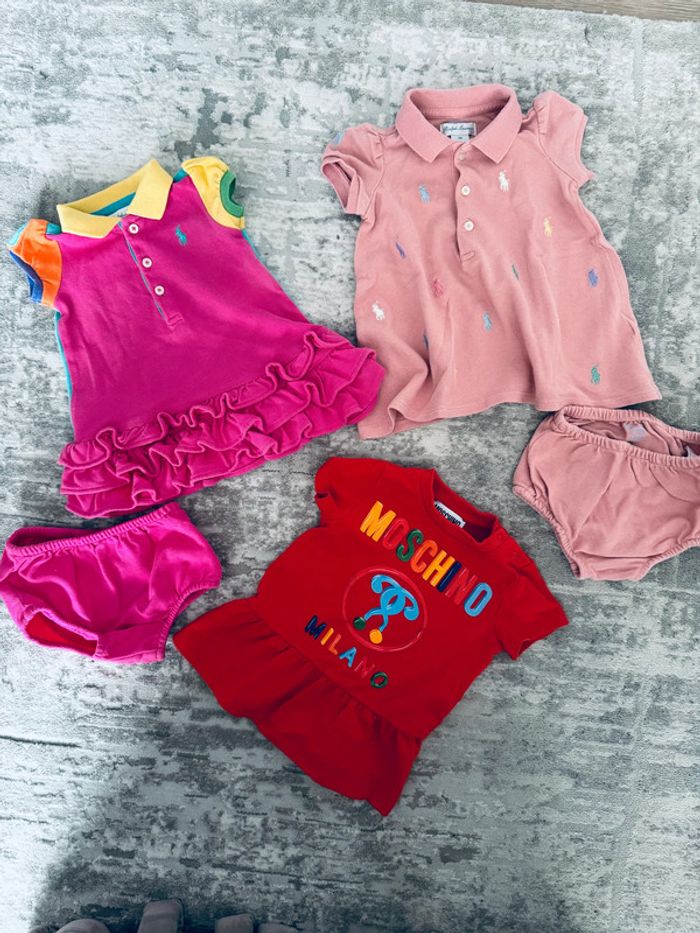 Lot robes Ralph Lauren & Moschino
