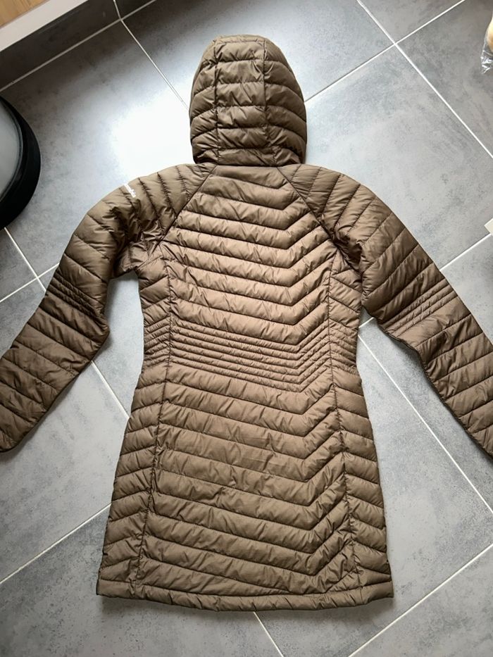 Doudoune femme kaki Mi-Longue à Capuche Powder Lite Columbia - photo numéro 4