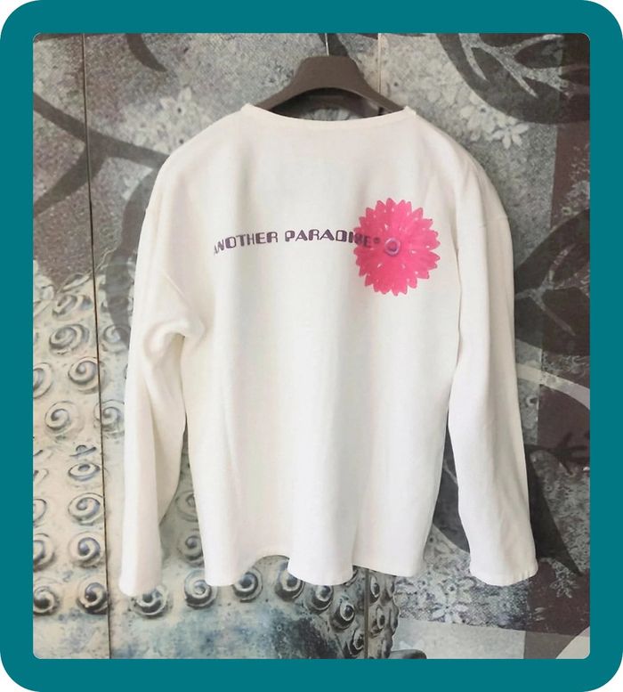 Sweat blanc Coxwen - Neuf sans étiquette - Taille XL - photo numéro 3