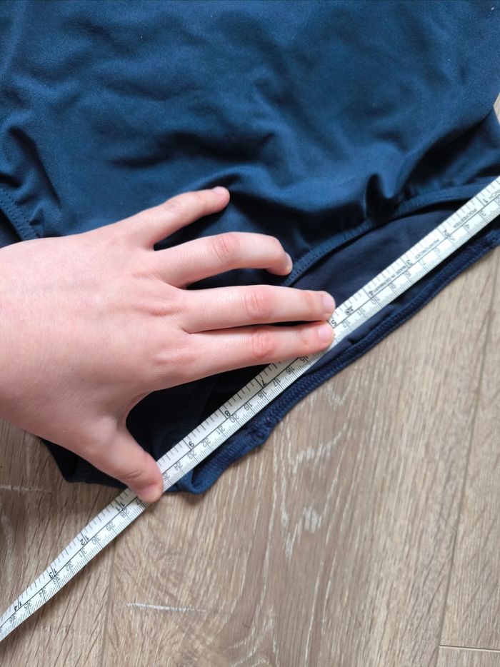 Maillot de bain femme 1 pièce natation piscine bleu et rose taille 38 40 - photo numéro 5