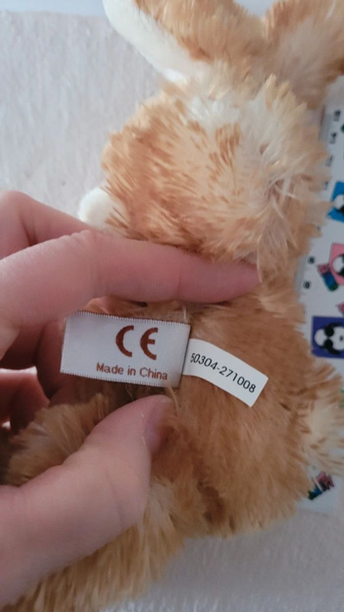 Peluche lapin ultra douce - photo numéro 6
