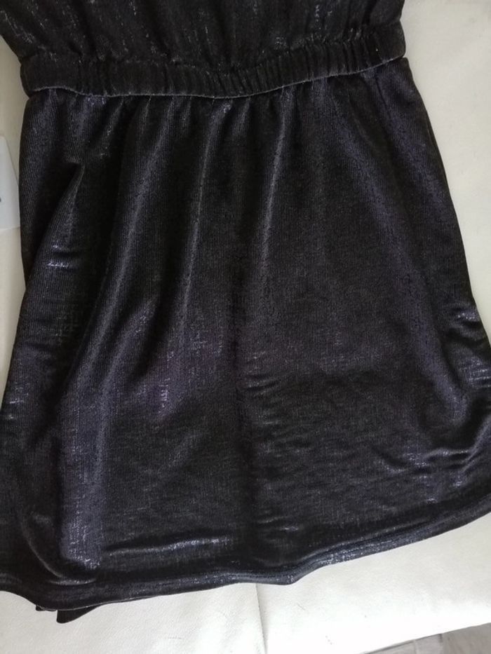 Robe noire pailletée 8 - 9 ans fille - photo numéro 2