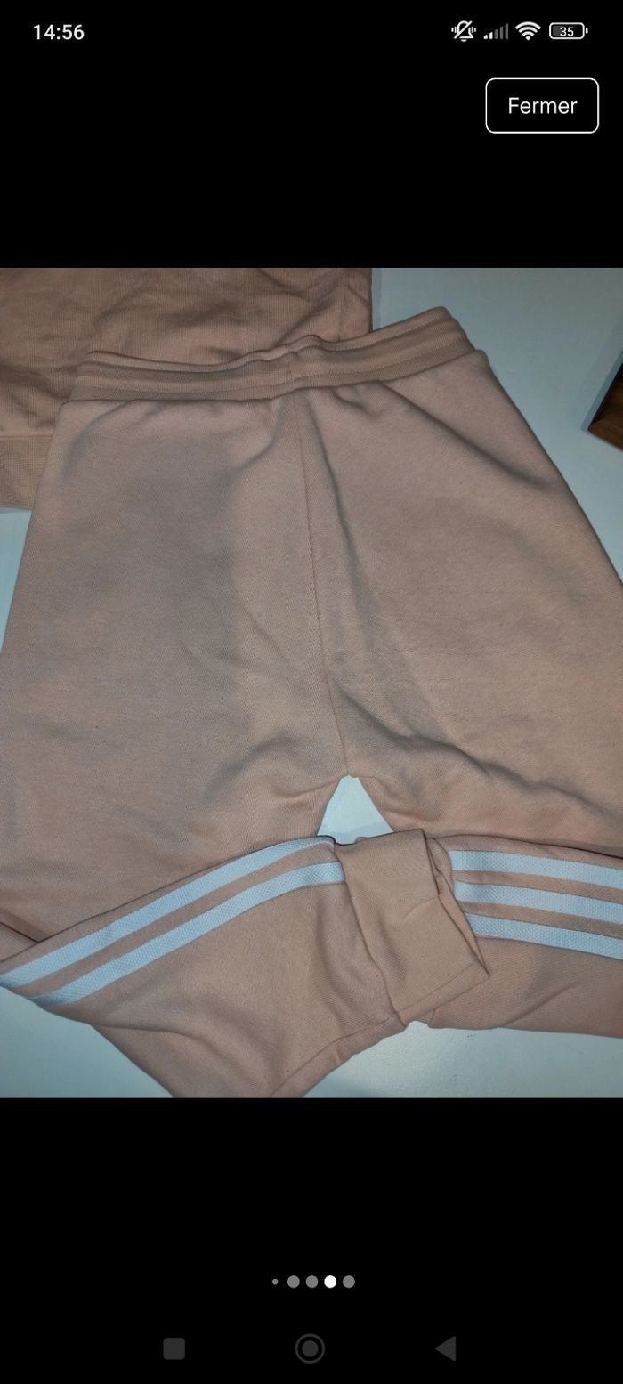 Ensemble jogging fille 4/5 ans rose - photo numéro 9