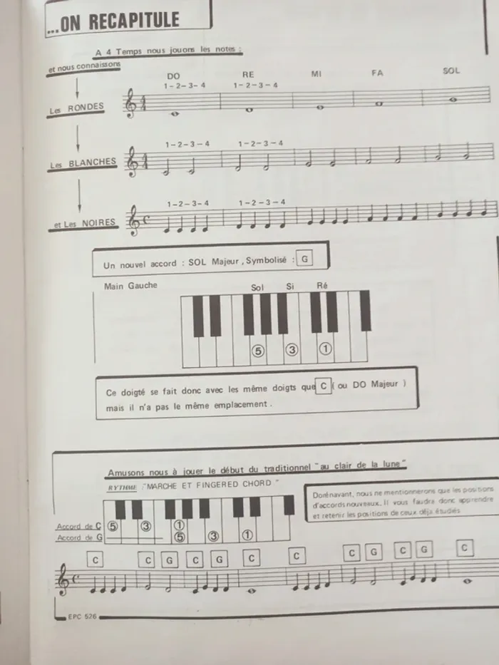 Livre Méthode de clavier - photo numéro 3