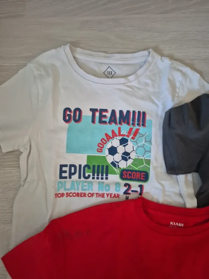 Lot tee shirts 8 ans - photo numéro 2