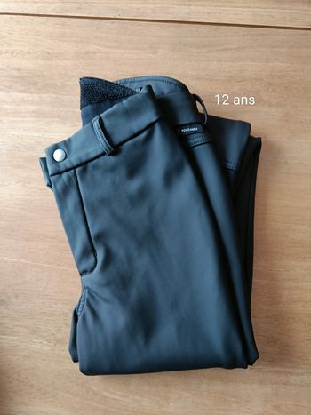 Pantalon d'équitation imperméable 12 ans