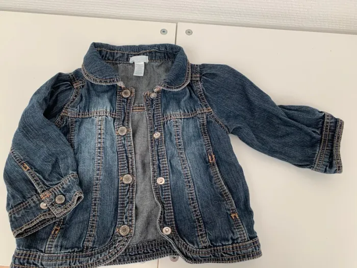 Veste en jean Obaibi taille 12 mois