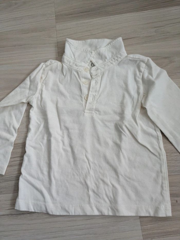 Chemisette et t-shirt manches longues garçon 9 12 mois - photo numéro 3