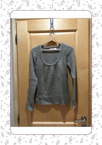 Pull taupe col rond la redoute