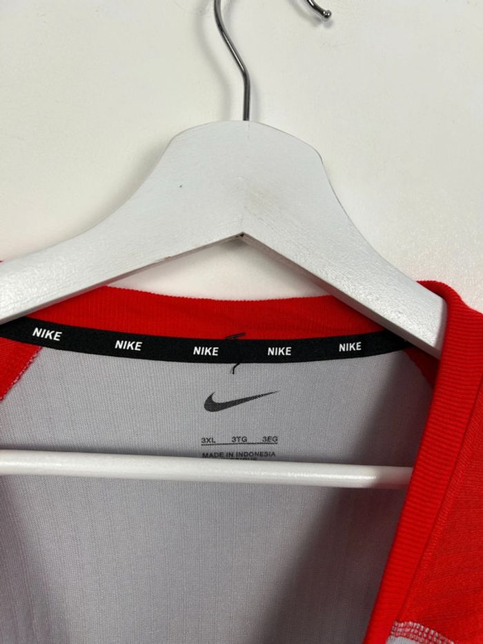T-shirt Nike Gris/Rouge Homme XXXL | Très Bon État | Casual Sportwear | TN34 - photo numéro 3